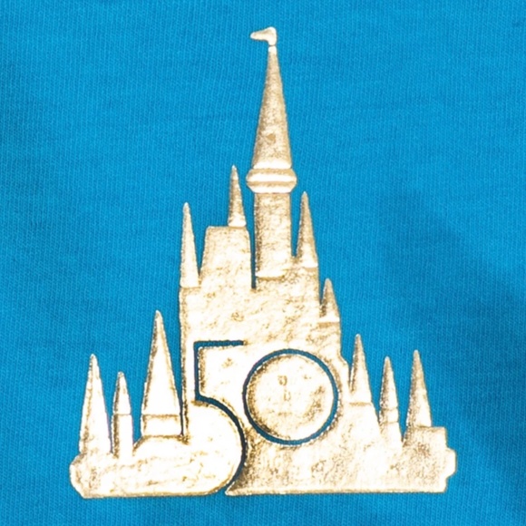 Disney Parks Walt Disney World 50th Grande Finale Tie Dye /Spirit Jersey M - Picture 3 of 5